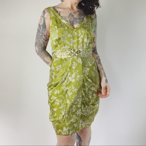 Anthropologie Dresses & Skirts - NWT Anthro LEIFSDOTTIR Silk Avocado Gold Dress